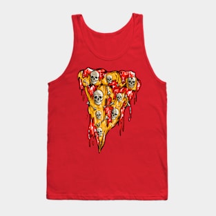 pizza skull Tank Top